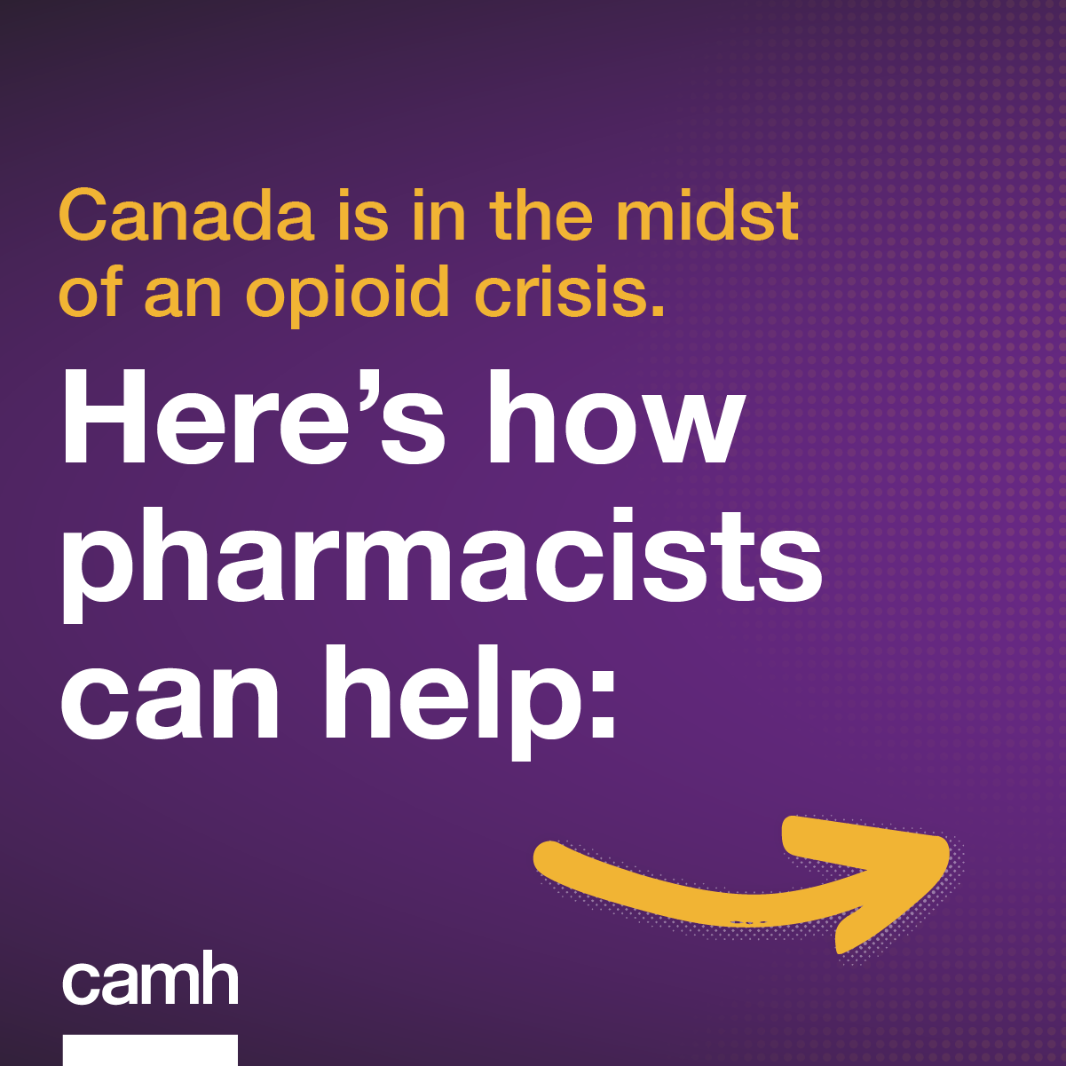 Canada is in the midst of an opioid crisis. Here's how pharmacists can help: