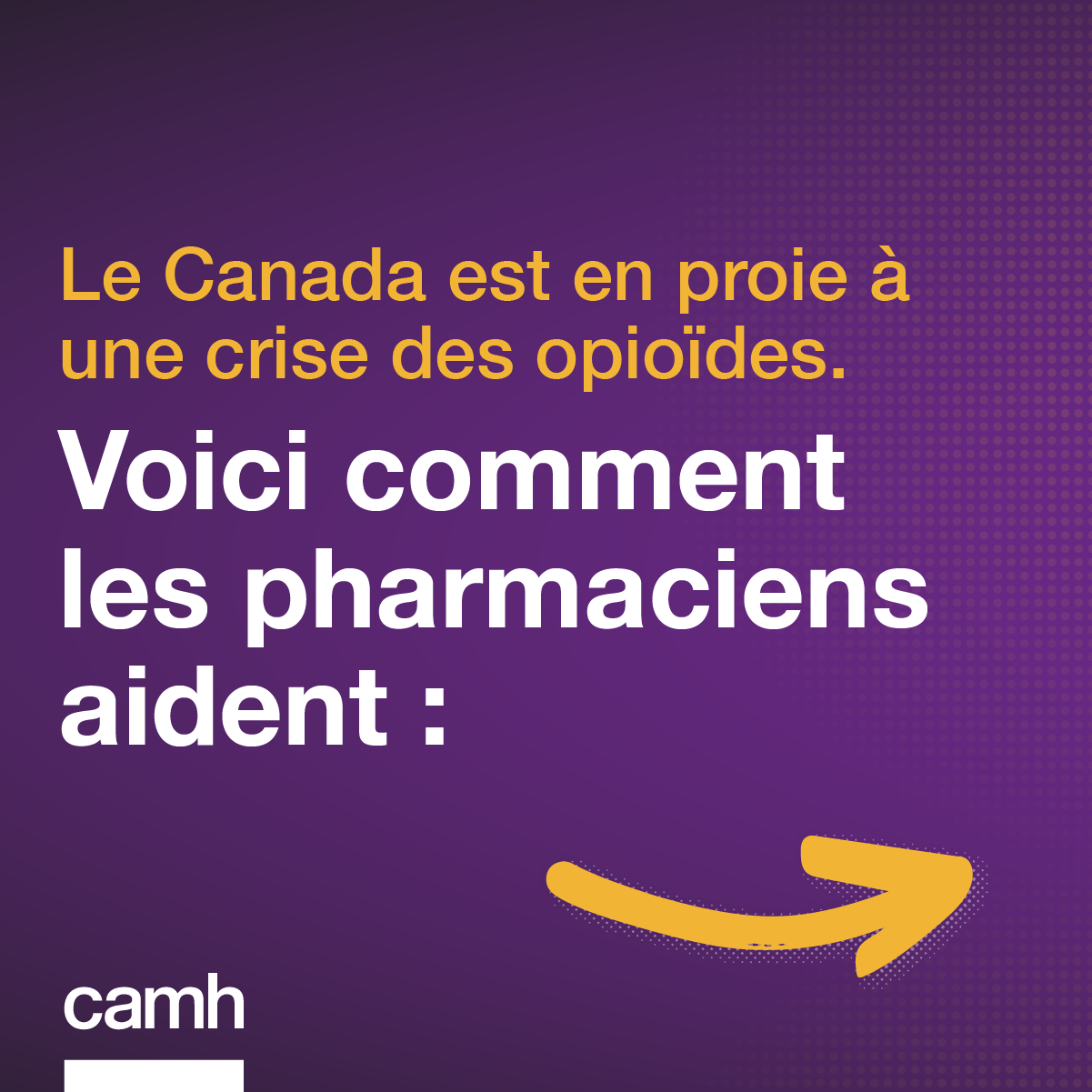 Le Canada est en proie a une crise des opioides. Voici comment les pharmaciens aident :