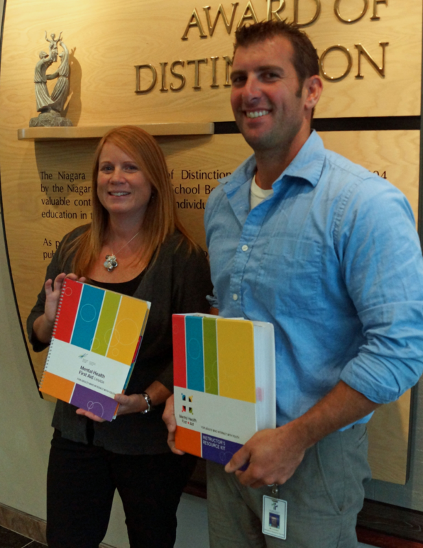 Rachel Clair and Ken Lococo, local MHFA trainers
